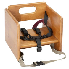 Bolero Booster Seat Dark Wood