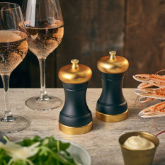 London Gold Salt/Pepper Grinder 12cm (Pack of 6)