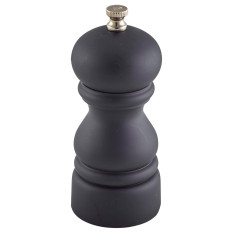 Genware Salt Or Pepper Grinder Matt Black