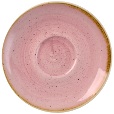 Churchill Stonecast Petal Pink Cappuccino Saucer 15.6cm/6.25" (Pack of 12)