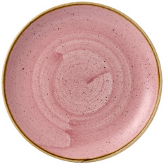 Churchill Stonecast Petal Pink Evolve Coupe Plate 22.9cm/9" (Pack of 12)