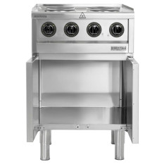 Buffalo 600 Series Freestanding 4 Plate Electric Hobs 7kW 3 Phase