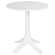 Bolero Mateo Round Café Table White 600mm 