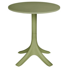 Bolero Verona Round Café Table Olive Green 700mm