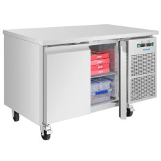 Polar U-Series Double Door Counter Fridge Freezer 124 Litre