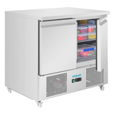 Polar U-Series Ventilated 2 Door Saladette Counter