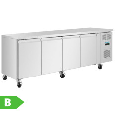 Polar U-Series Four Door Slimline Counter Fridge 312 Litre