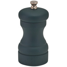 GenWare Dark Green Wood Salt/ Pepper Grinder 10cm (Pack of 6)