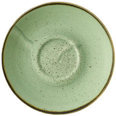 Churchill Stonecast Sage Green Cafe Cappuccino Saucer 15.6cm/6.25" (Pack of 12)