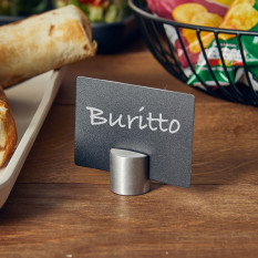 GenWare Aluminium Round Sign Holder (Pack of 12)