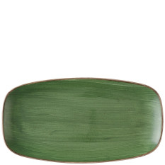 Churchill Stonecast Sorrel Green Chefs Oblong Plate 15.3 x 29.8cm/6 x 11.7" (Pack of 12)