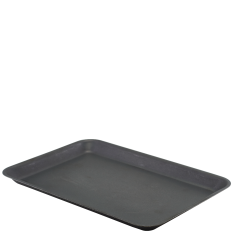 Black Vintage Steel Tray  31.5 x 21.5 x 2cm