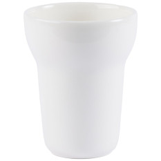 Elevate White Fine China Unhandled Mug 385ml/13.5oz (Pack of 6)