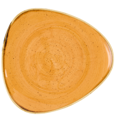 Churchill Stonecast Tangerine Triangle Plate 22.9cm/9" (Pack of 12)