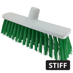 Food Safe Hygiene Broom Head Stiff 30cm Green