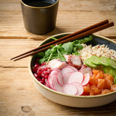 Churchill Stonecast Blueberry Organic Walled Bowl 23cm/9" (Pack of 6)