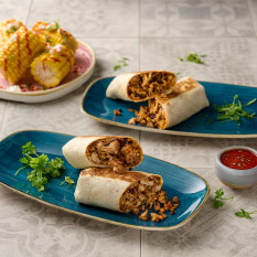 Churchill Stonecast Java Blue Chefs Oblong Plate 35.5 x 18.9cm/13.94 x 7.44" (Pack of 6)