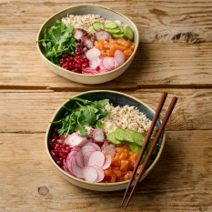 Churchill Stonecast Blueberry Organic Walled Bowl 20cm/7.8125" (Pack of 6)