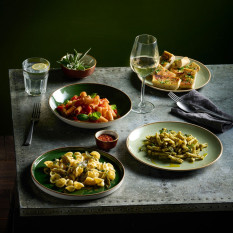 Churchill Stonecast Sorrel Green Evolve Coupe Plate 26cm/10.25" (Pack of 12)