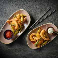 Churchill Stonecast Truffle Opal Organic Oblong Platter 35 x 18.5cm (Pack of 6)