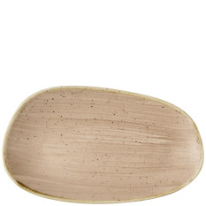 Churchill Stonecast Truffle Opal Organic Oblong Platter 22 x 13cm (Pack of 6)