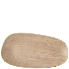 Churchill Stonecast Truffle Opal Organic Oblong Platter 35 x 18.5cm (Pack of 6)