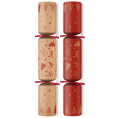 11"  Shimmer Tree Mixed Box Christmas Cracker with Quiz (Pack of 100)