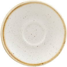 Churchill Stonecast Barley White Espresso Saucer 11.8cm/4.63" (Pack of 12)