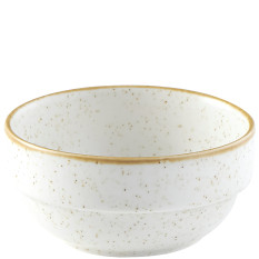 Churchill Stonecast Barley White Stacking Bowl 11.5cm/4.5" 360ml/12.6oz (Pack of 6)