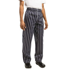 Butchers Blue & White Striped Chefs Unisex Trousers