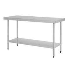 Vogue Stainless Steel Prep Table 900(H) x 1500(W) x 600(D)mm