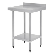 Vogue S/S Prep Table + Upstand 900(H) x 600(W) x 600(D)mm