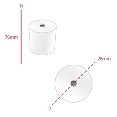 Till Rolls 2 Ply (Pink & White) 76mm x 76mm x20