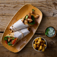 Churchill Stonecast Tangerine Chefs Oblong Plate 29.8 x 15.3cm (Pack of 12)