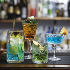 RCR Tattoo Double Old Fashioned Tumblers 340ml/11.5oz (Pack of 12)