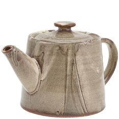 Terra Porcelain Smoke Grey Teapot 500ml/17.6oz (Pack of 6)