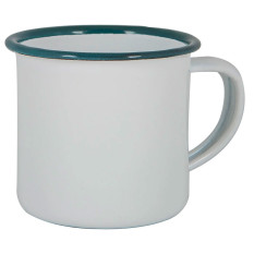 enamel-espresso-cup-white-with-green-rim-130ml-4-3oz-pack-of-6