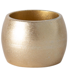 Metallic Napkin Ring 4.5cm Gold (Pack of 6)