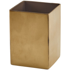 GenWare Gold Plated Stainless Steel Sachet Holder 5 x 6.8cm (Pack of 12)