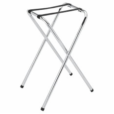 Chrome Folding Tray Stand