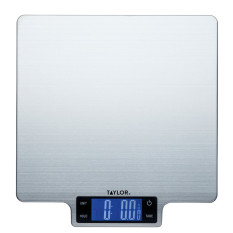 Taylor Pro Large Platform Stainless Steel Digital Kitchen Scale 10kg