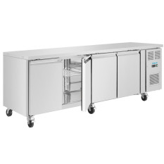 Polar U-Series Four Door Counter Fridge 553 Litre