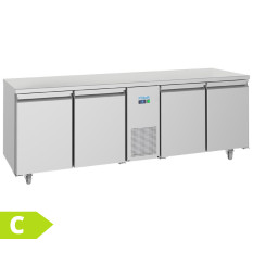 Polar U-Series Energy Efficient Range 4 Door Counter Freezer 632 Litre