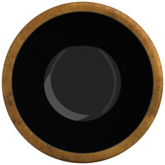 Utah Melamine Copper/Black Bowl 16cm/6.3" 650ml/23oz (Pack of 6)