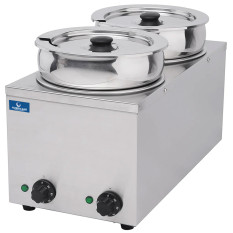 Hurricane Twin Pot Wet Bain Marie 2 x 3.5 Litre