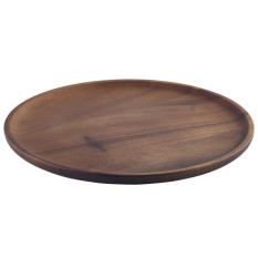 Acacia Wood Serving Plate 26cm