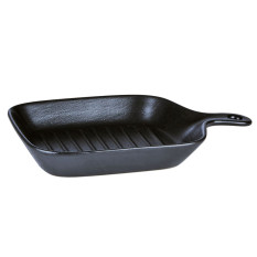 Porcelite Cast Iron Effect Skillet with Handle 20 x 14cm/7.9 x 5.5" (Pack of 8)