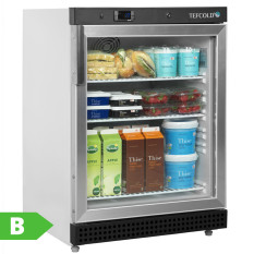 Tefcold Undercounter Chiller Glass Door White (119 Litre)