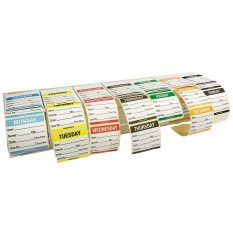 Use By Date Food Label Set 50mm Square