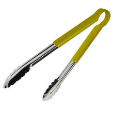 Stainless Steel Utility Tong 12 Inch 30cm Yellow